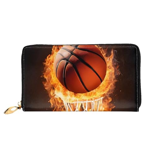 ZZZSWSYWZ Stilvolle Damen-Reisebrieftasche, lange Handy-Clutch, Geldbörse, Mikrofaser-Leder, Reißverschluss, Münzgeldbörse, Clutch, Kreditkarten-Organizer, Taschen, 3D-Druck, Grafik, lange Geldbörse von ZZZSWSYWZ