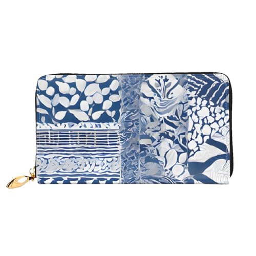 ZZZSWSYWZ Stilvolle Damen-Reisebrieftasche, lange Handy-Clutch, Geldbörse, Mikrofaser-Leder, Reißverschluss, Münzgeldbörse, Clutch, Kreditkarten-Organizer, Taschen, 3D-Druck, Grafik, lange Geldbörse von ZZZSWSYWZ