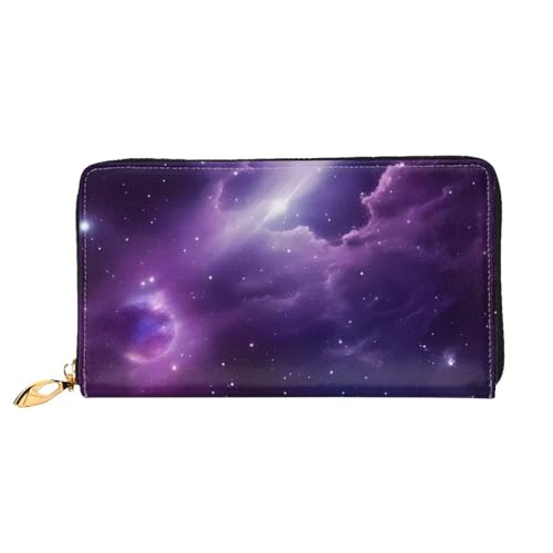 ZZZSWSYWZ Stilvolle Damen-Reisebrieftasche, lange Handy-Clutch, Geldbörse, Mikrofaser-Leder, Reißverschluss, Münzgeldbörse, Clutch, Kreditkarten-Organizer, Taschen, 3D-Druck, Grafik, lange Geldbörse von ZZZSWSYWZ
