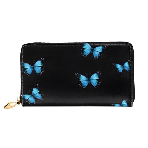 ZZZSWSYWZ Stilvolle Damen-Reisebrieftasche, lange Handy-Clutch, Geldbörse, Mikrofaser-Leder, Reißverschluss, Münzgeldbörse, Clutch, Kreditkarten-Organizer, Taschen, 3D-Druck, Grafik, lange Geldbörse von ZZZSWSYWZ