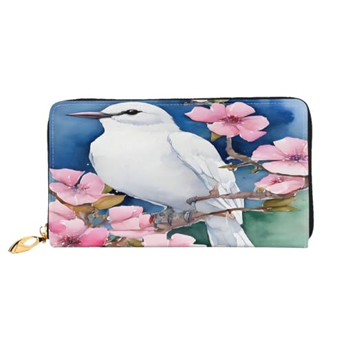 ZZZSWSYWZ Stilvolle Damen-Reisebrieftasche, lange Handy-Clutch, Geldbörse, Mikrofaser-Leder, Reißverschluss, Münzgeldbörse, Clutch, Kreditkarten-Organizer, Taschen, 3D-Druck, Grafik, lange Geldbörse von ZZZSWSYWZ