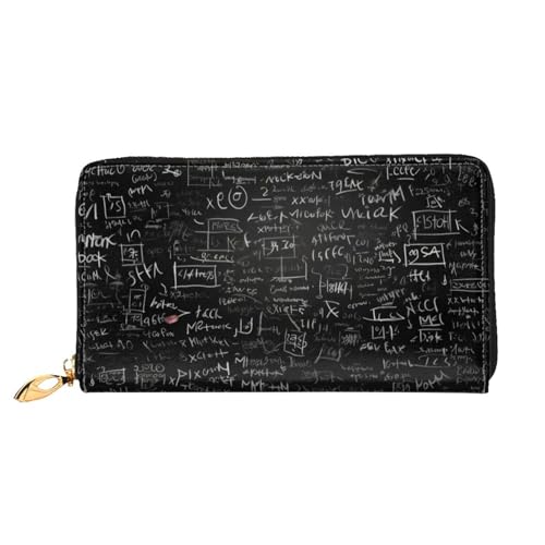 ZZZSWSYWZ Stilvolle Damen-Reisebrieftasche, lange Handy-Clutch, Geldbörse, Mikrofaser-Leder, Reißverschluss, Münzgeldbörse, Clutch, Kreditkarten-Organizer, Taschen, 3D-Druck, Grafik, lange Geldbörse von ZZZSWSYWZ