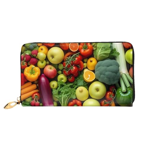 ZZZSWSYWZ Stilvolle Damen-Reisebrieftasche, lange Handy-Clutch, Geldbörse, Mikrofaser-Leder, Reißverschluss, Münzgeldbörse, Clutch, Kreditkarten-Organizer, Taschen, 3D-Druck, Grafik, lange Geldbörse von ZZZSWSYWZ