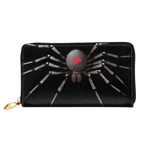 ZZZSWSYWZ Stilvolle Damen-Reisebrieftasche, lange Handy-Clutch, Geldbörse, Mikrofaser-Leder, Reißverschluss, Münzgeldbörse, Clutch, Kreditkarten-Organizer, Taschen, 3D-Druck, Grafik, lange Geldbörse von ZZZSWSYWZ