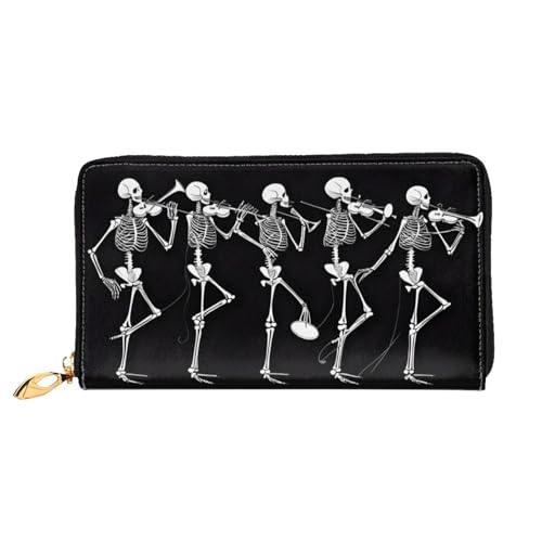 ZZZSWSYWZ Stilvolle Damen-Reisebrieftasche, lange Handy-Clutch, Geldbörse, Mikrofaser-Leder, Reißverschluss, Münzgeldbörse, Clutch, Kreditkarten-Organizer, Taschen, 3D-Druck, Grafik, lange Geldbörse von ZZZSWSYWZ