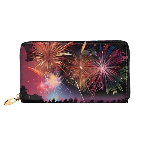 ZZZSWSYWZ Stilvolle Damen-Reisebrieftasche, lange Handy-Clutch, Geldbörse, Mikrofaser-Leder, Reißverschluss, Münzgeldbörse, Clutch, Kreditkarten-Organizer, Taschen, 3D-Druck, Grafik, lange Geldbörse von ZZZSWSYWZ