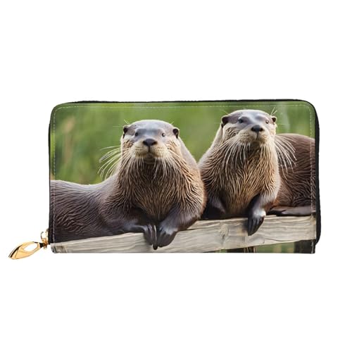 ZZZSWSYWZ Stilvolle Damen-Reisebrieftasche, lange Handy-Clutch, Geldbörse, Mikrofaser-Leder, Reißverschluss, Münzgeldbörse, Clutch, Kreditkarten-Organizer, Taschen, 3D-Druck, Grafik, lange Geldbörse von ZZZSWSYWZ