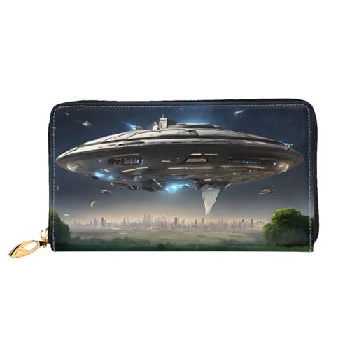 ZZZSWSYWZ Stilvolle Damen-Reisebrieftasche, lange Handy-Clutch, Geldbörse, Mikrofaser-Leder, Reißverschluss, Münzgeldbörse, Clutch, Kreditkarten-Organizer, Taschen, 3D-Druck, Grafik, lange Geldbörse von ZZZSWSYWZ