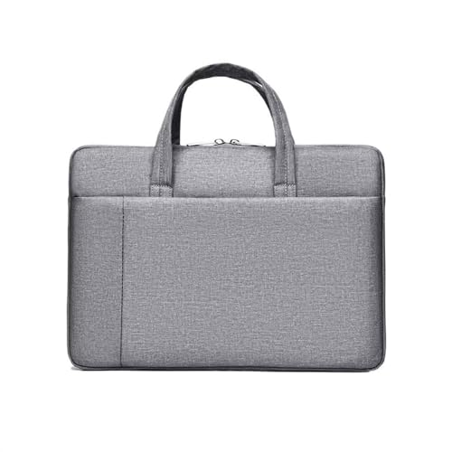 ZZlei2yu-12 laptoptasche 15,6-Zoll-Laptop-Computertasche, einfache Handtasche, Business-Pendler-Aktentasche, Tablet-Computer-Liner-Schutzhülle Notebook Tasche(Grigio) von ZZlei2yu-12