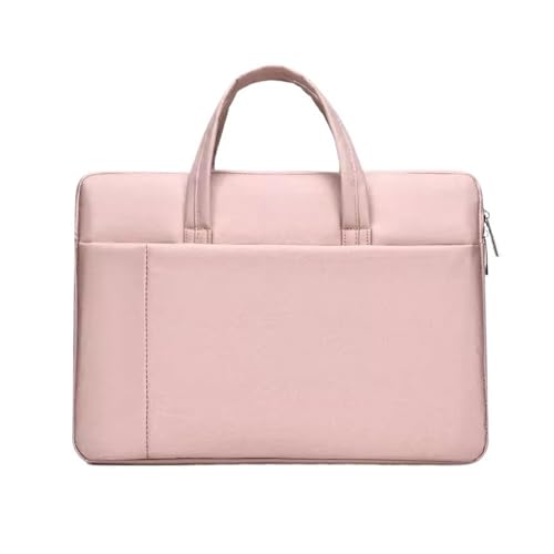 ZZlei2yu-12 laptoptasche 15,6-Zoll-Laptop-Computertasche, einfache Handtasche, Business-Pendler-Aktentasche, Tablet-Computer-Liner-Schutzhülle Notebook Tasche(Pink) von ZZlei2yu-12