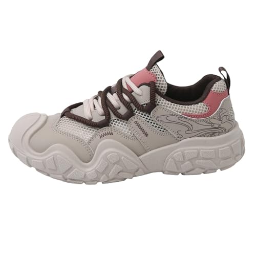 ZaKoonaC Damen Sommerschuhe mit Atmungsaktivem Mesh - Leichte Freizeitschuhe (Khaki, 38 EU) von ZaKoonaC