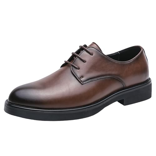 ZaKoonaC Herren Derby Schnürschuhe für Büro Freizeit (Braun, 45 EU) von ZaKoonaC