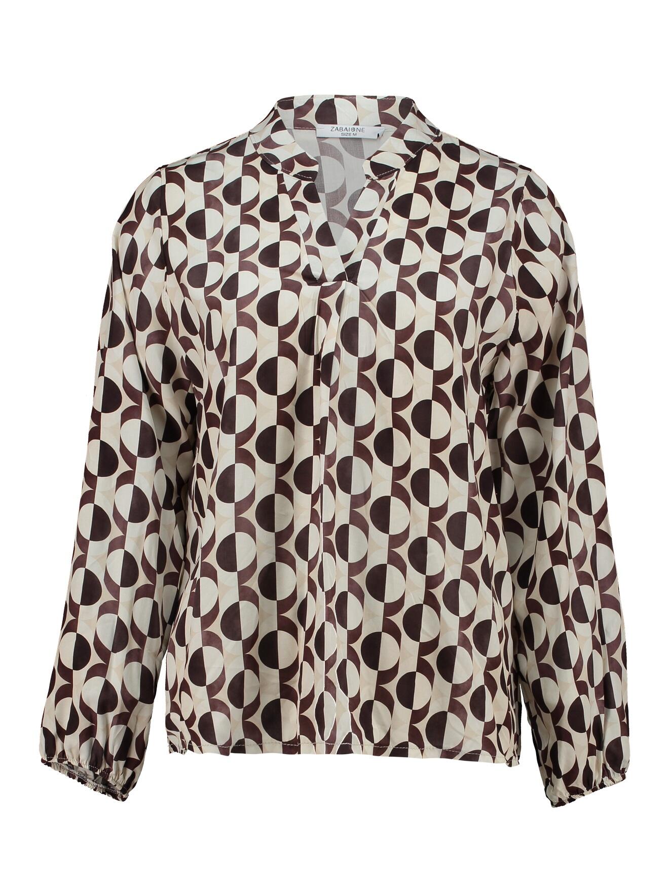 Zabaione - Blouse Ha44nni coffee - Gr. - M von Zabaione