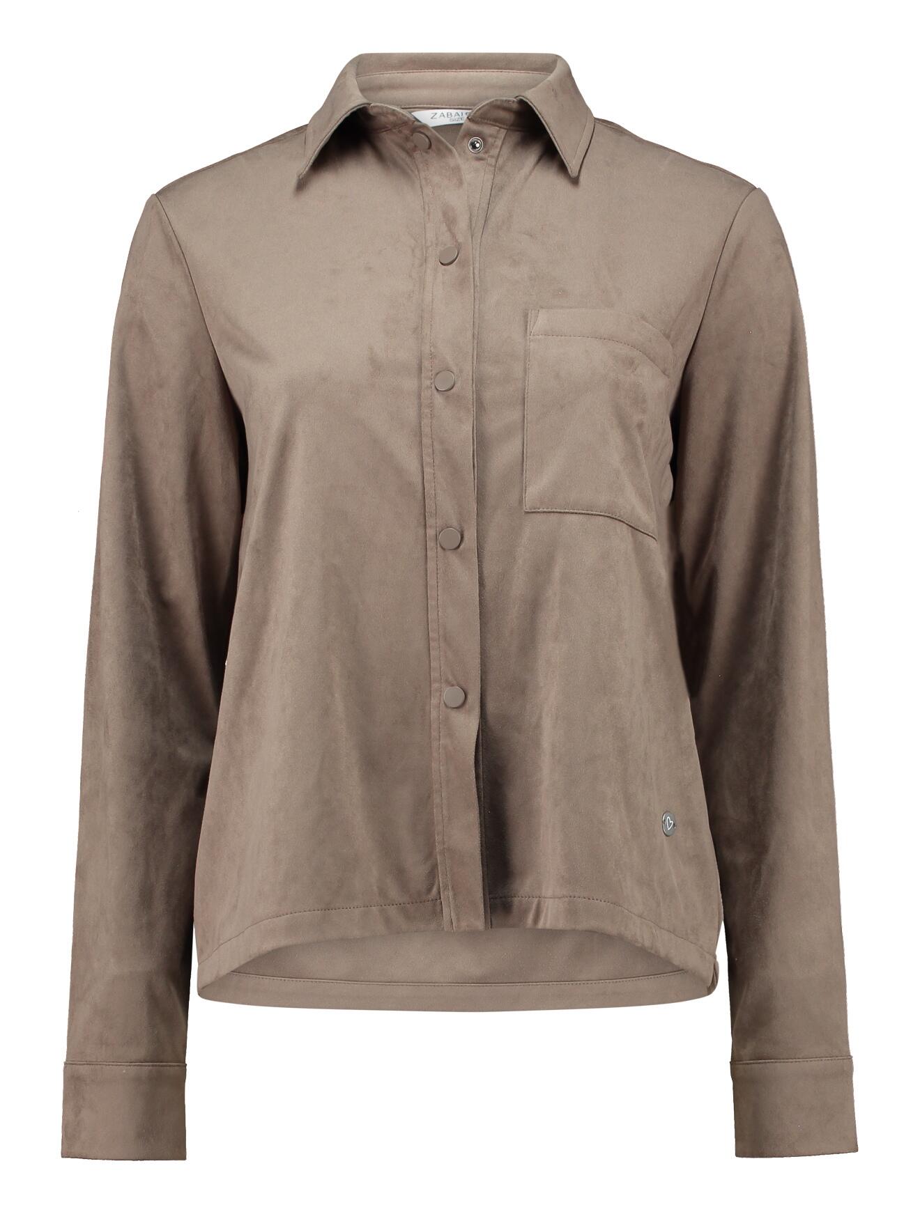 Zabaione - Blouse Je44ssica taupe - Gr. - S von Zabaione