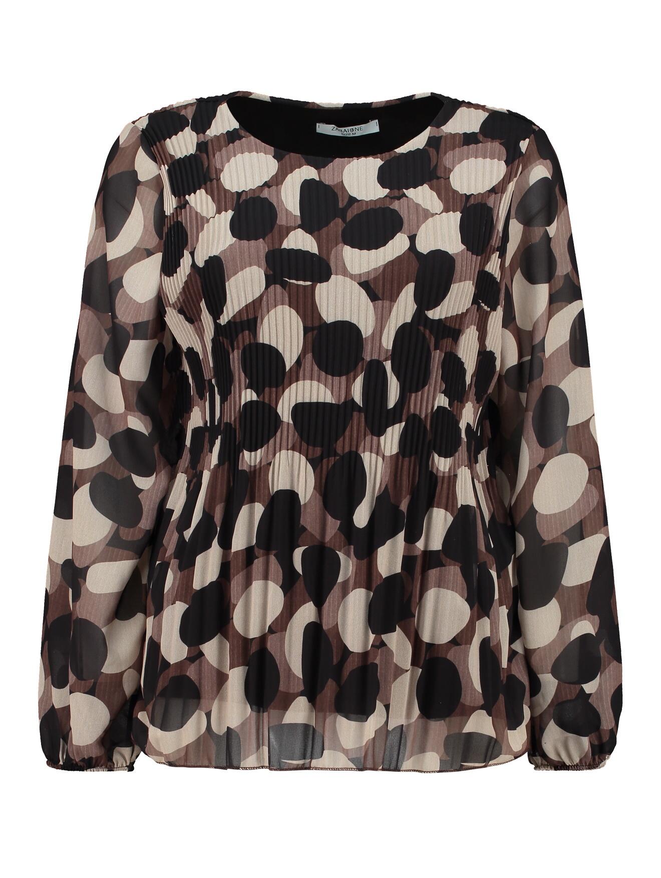 Zabaione - Blouse Ve44rdaa coffee - Gr. - M von Zabaione