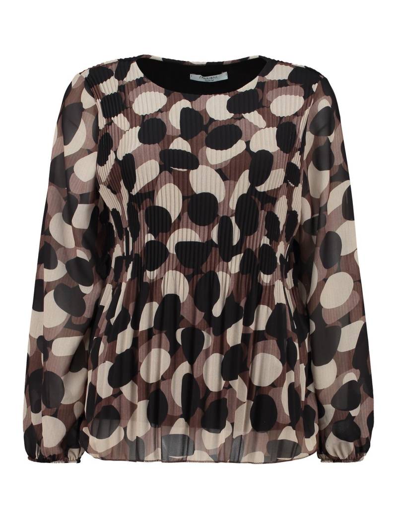 Zabaione - Blouse Ve44rdaa coffee - Gr. - S von Zabaione