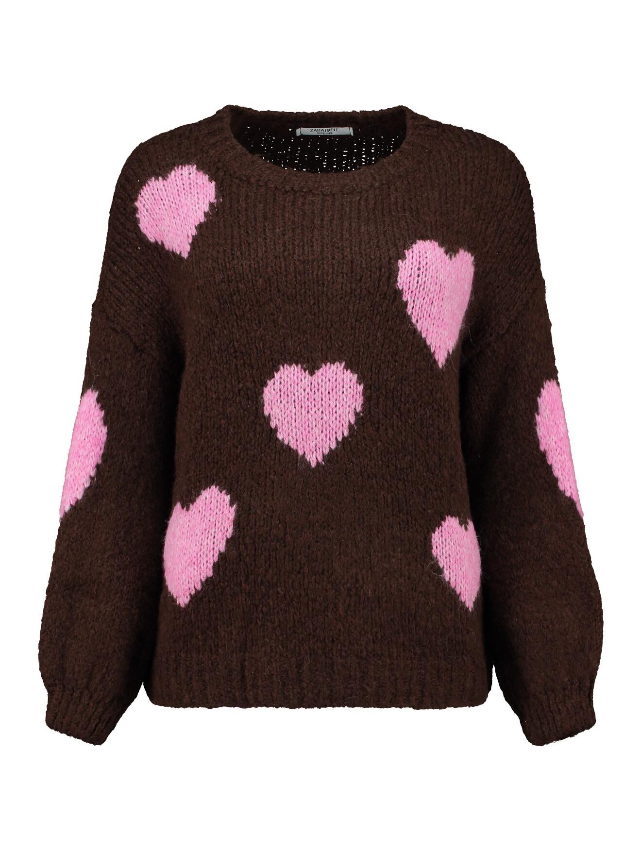 Zabaione - Pullover Bo44nita coffee von Zabaione