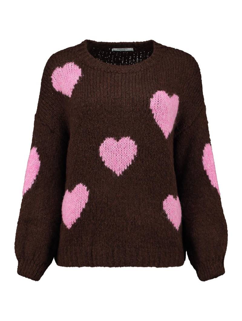 Zabaione - Pullover Bo44nita coffee von Zabaione