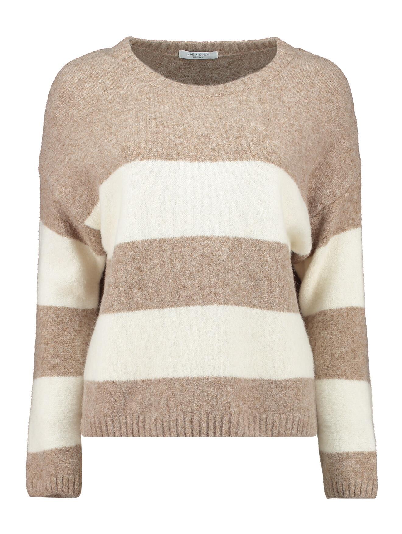 Zabaione - Pullover Ca44talina taupe von Zabaione