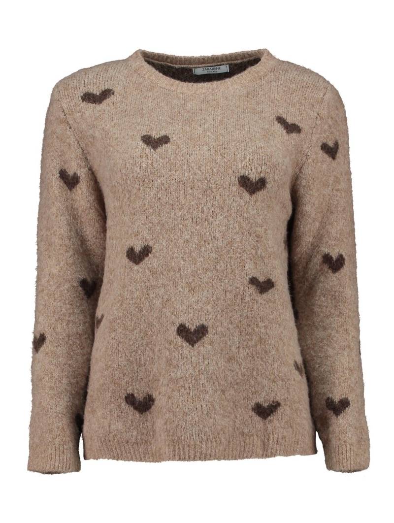 Zabaione - Pullover Ce44linaa taupe von Zabaione