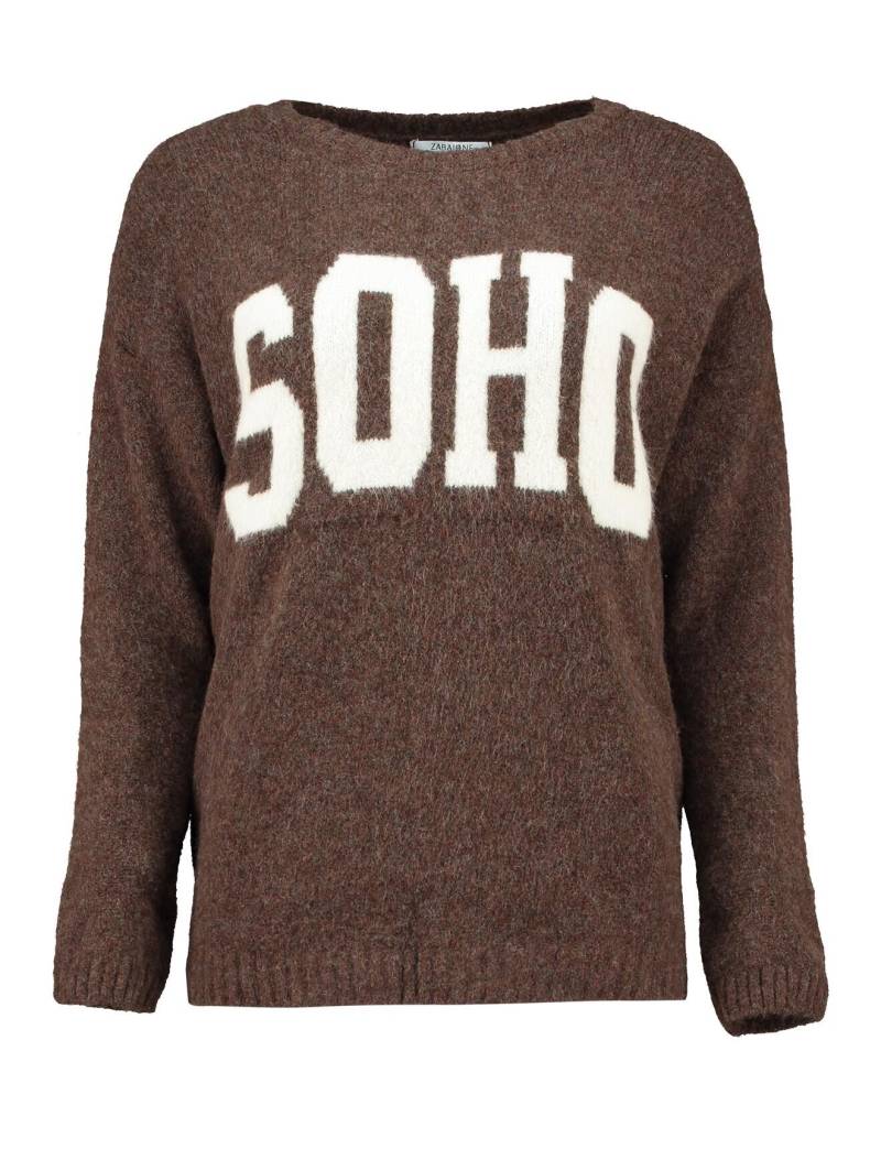 Zabaione - Pullover Cl44ara coffee von Zabaione