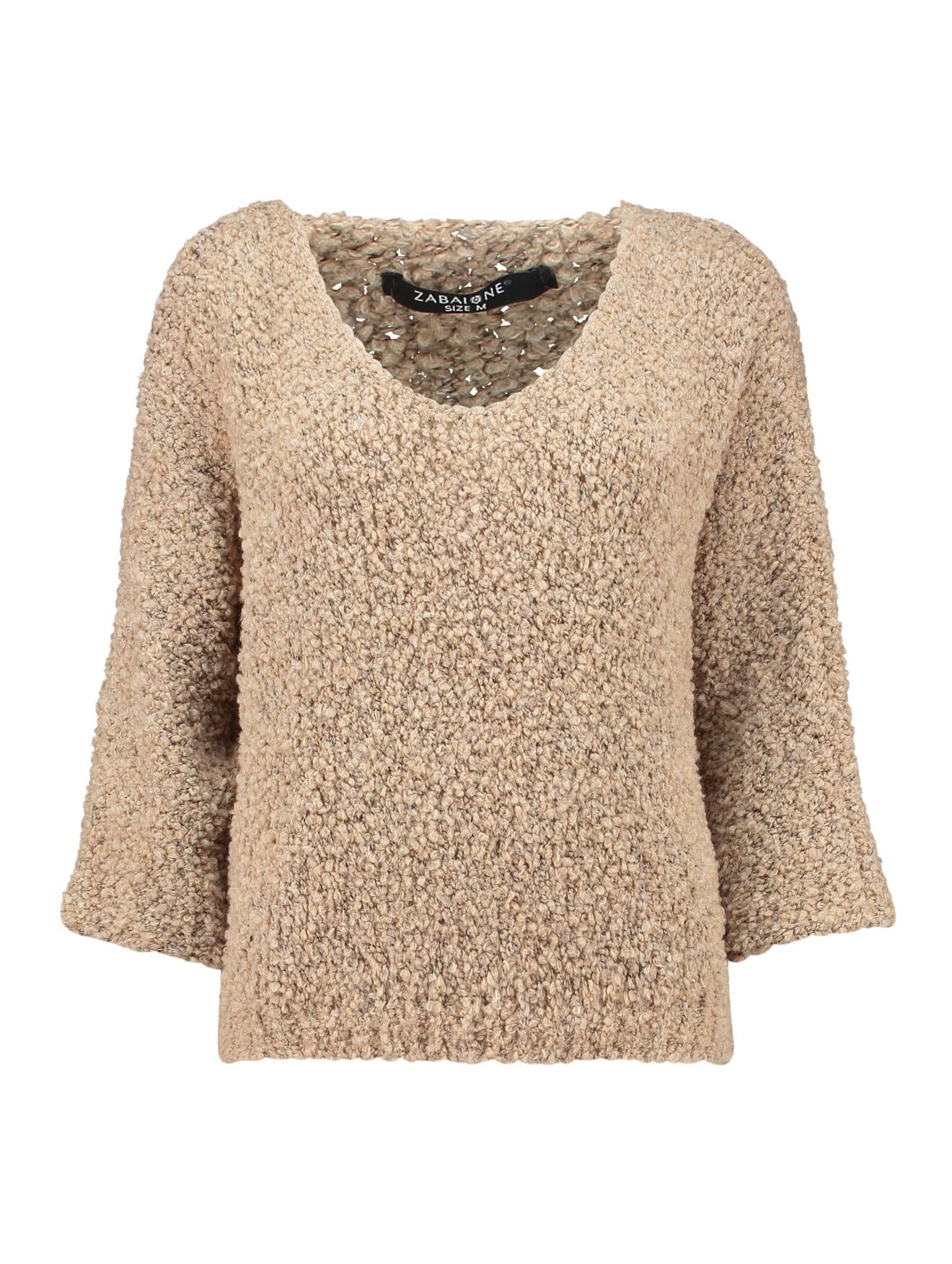 Zabaione - Pullover Em44maa taupe von Zabaione
