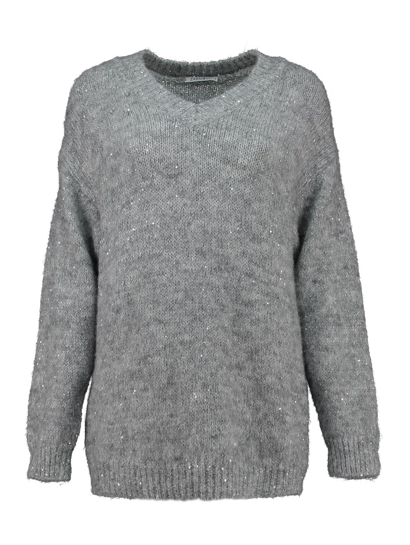 Zabaione - Pullover Sk44y lgrey von Zabaione