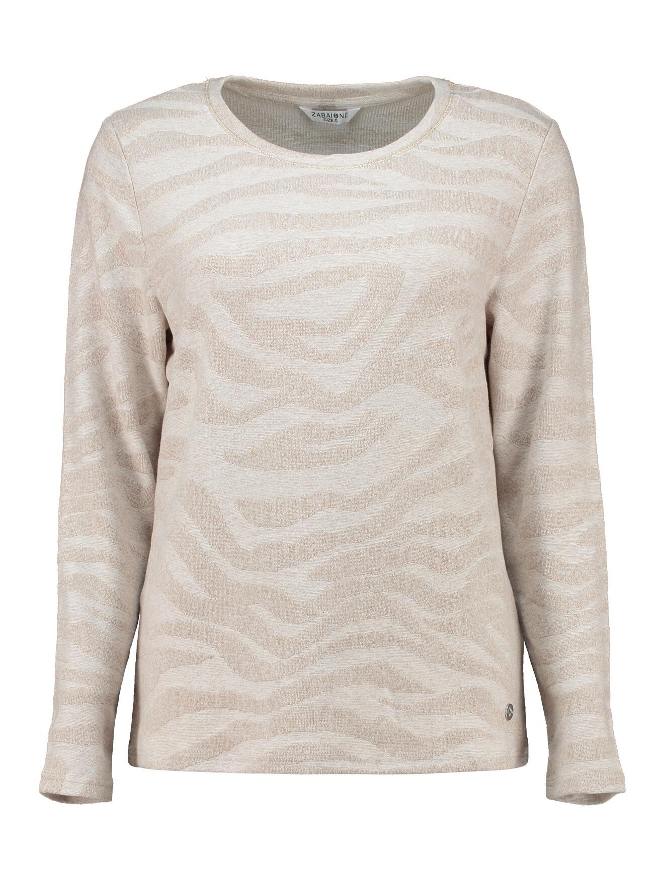 Zabaione - Pullover Ty44ra nature mel - Gr. - M von Zabaione