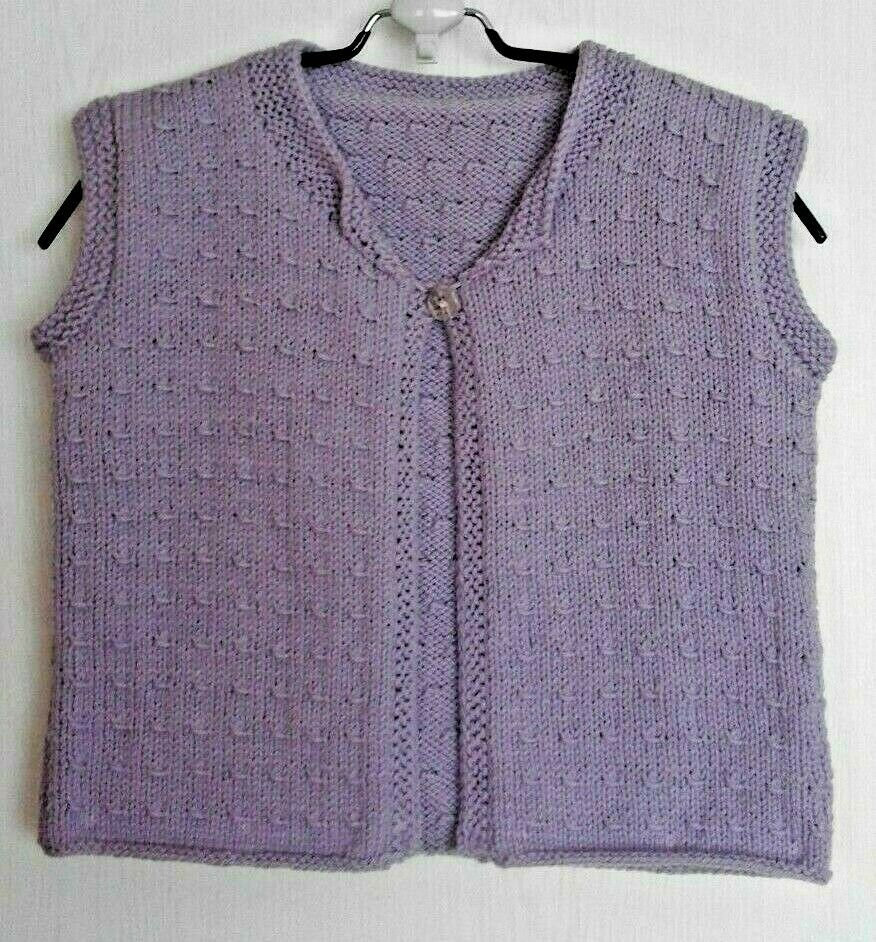 Kinderweste Strickweste Gr.86/92 Flieder Handgestrickt Kinderweste Strickweste Gr.86/92 Flieder Handgestrickt von ZabelinoWaren