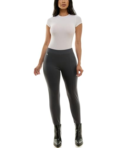 Zac & Rachel Damen Pull on Ankle Pant with Metal Tab Lässige Hose, Ansel Gray, Groß von Zac & Rachel