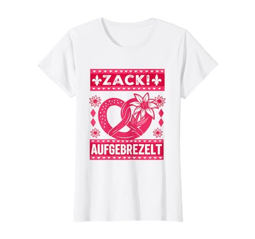 Trachtenshirt Damen Dirndl Shirt Bayern Tracht Oktoberfest T-Shirt Trachtenshirt Damen Dirndl Shirt Bayern Tracht Oktoberfest T-Shirt von Zack aufgebrezelt shirt Damen I Bayern Trachten