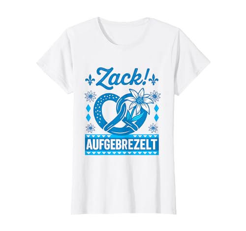 Trachtenshirt Damen Dirndl Shirt Bayern Tracht Oktoberfest T-Shirt Trachtenshirt Damen Dirndl Shirt Bayern Tracht Oktoberfest T-Shirt von Zack aufgebrezelt shirt Damen I Bayern Trachten