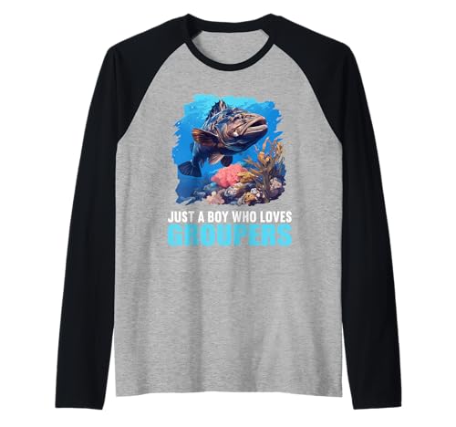 Herren Zackenbarsch Raglan Herren Zackenbarsch Raglan von Zackenbarsche Zackenbarsch Tier Shop