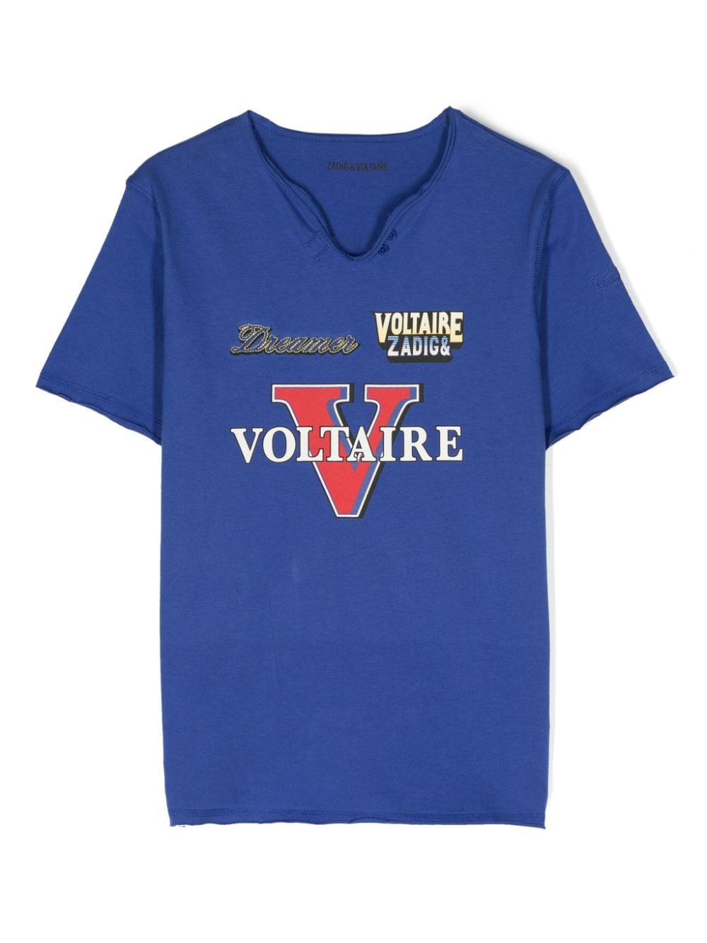 Zadig & Voltaire Kids T-Shirt mit Logo-Print - Blau von Zadig & Voltaire Kids