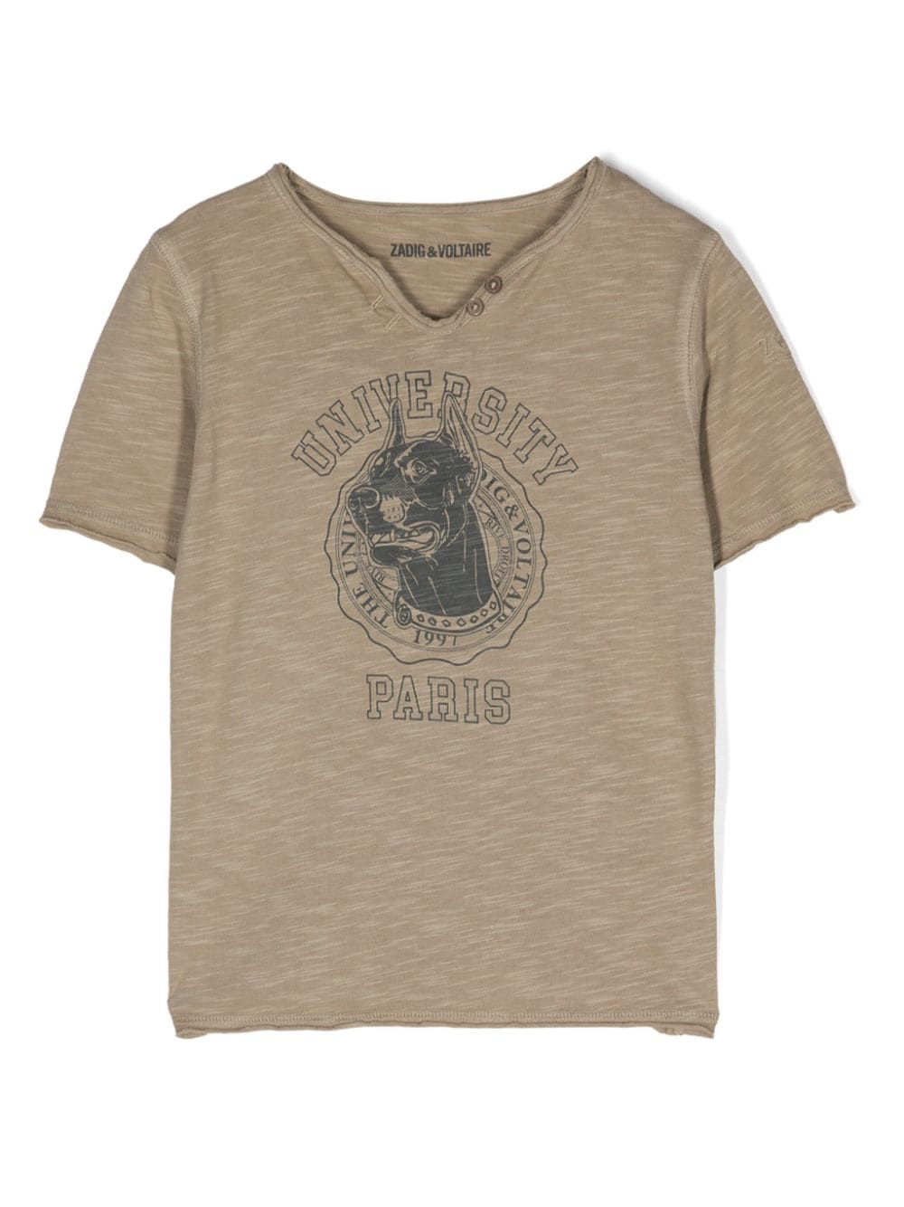 Zadig & Voltaire Kids T-Shirt mit grafischem Print - Nude von Zadig & Voltaire Kids