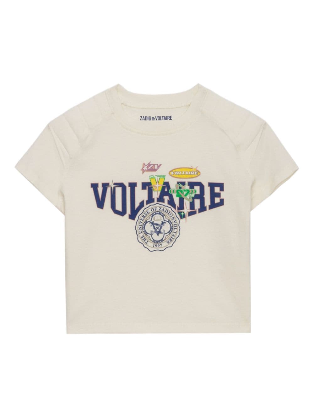 Zadig & Voltaire Kids T-Shirt mit Logo-Print - Nude von Zadig & Voltaire Kids