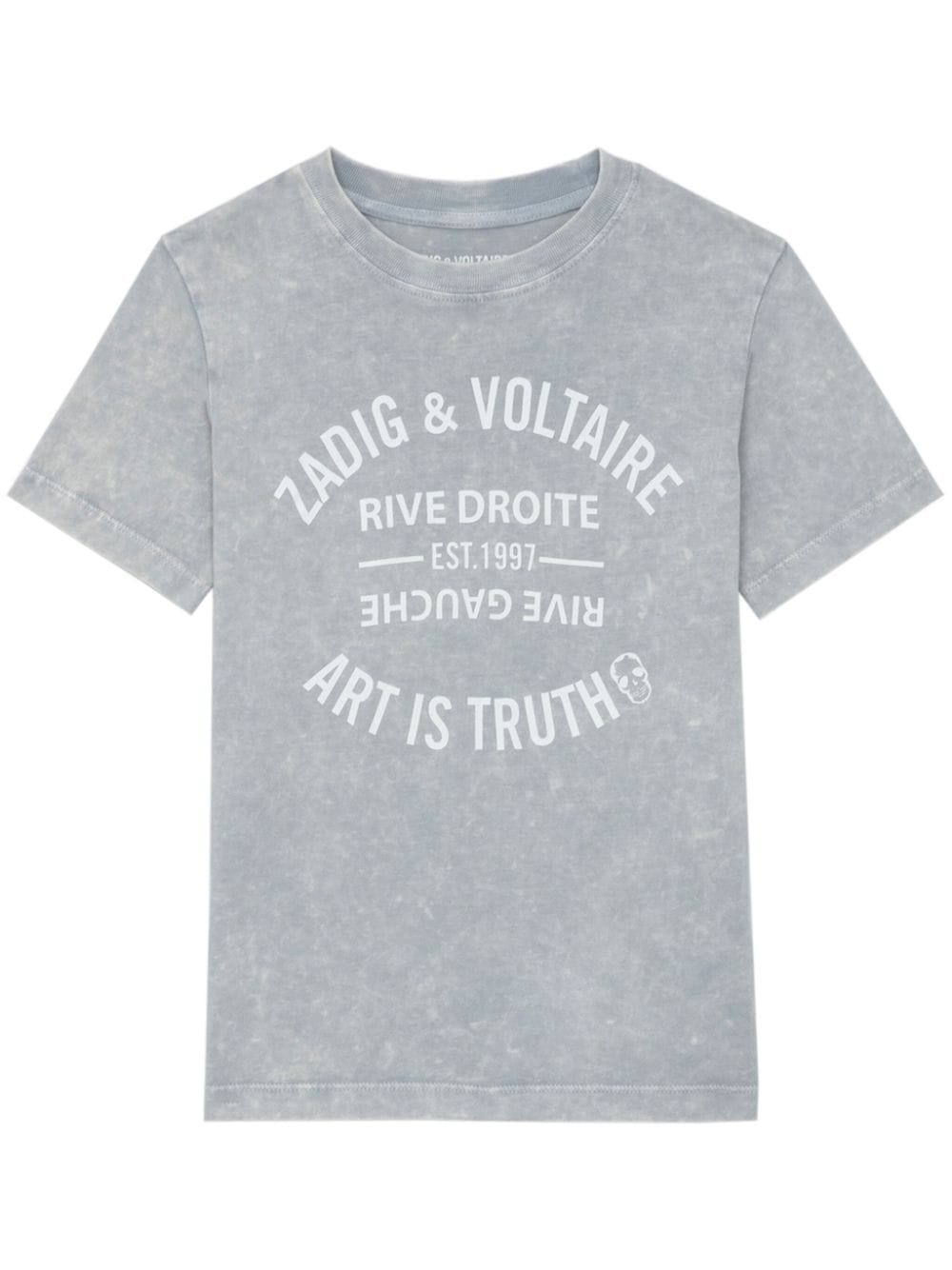 Zadig & Voltaire Kids T-Shirt mit Schnee-Effekt - Grau von Zadig & Voltaire Kids