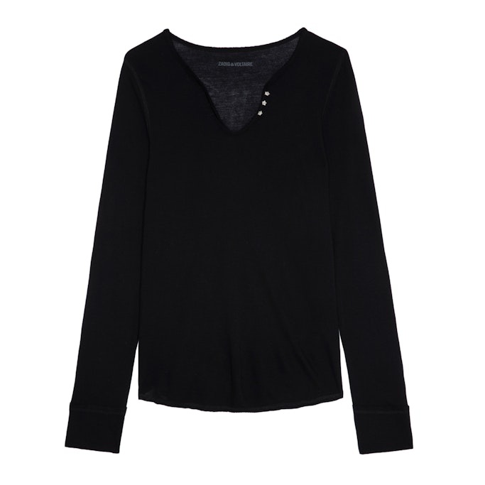 T-shirt Mit Henley-ausschnitt Schmucksteine - Zadig & Voltaire von Zadig&Voltaire