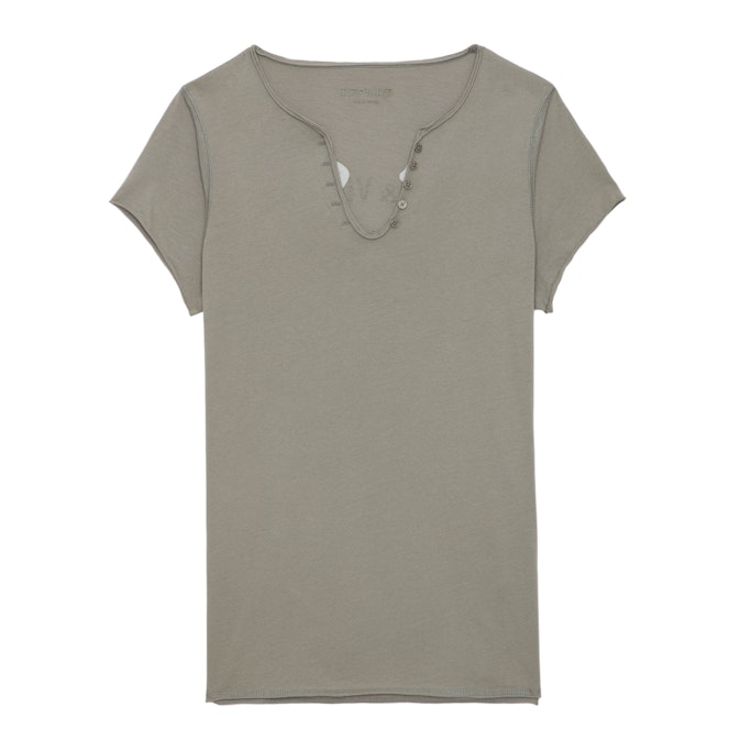 T-shirt Mit Henley-ausschnitt Wappen - Zadig & Voltaire T-shirt Mit Henley-ausschnitt Wappen - Zadig & Voltaire von Zadig&Voltaire