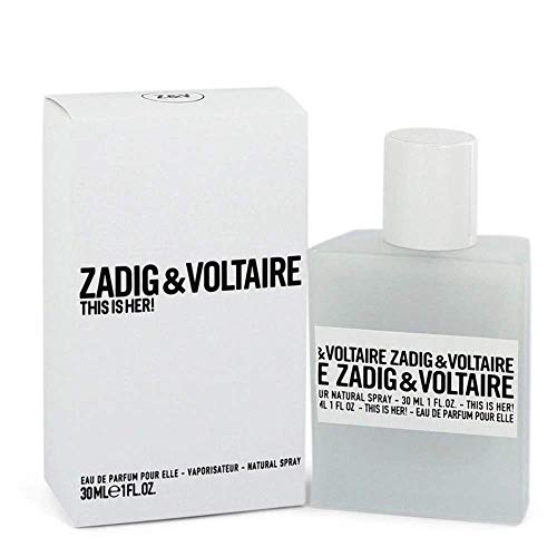 ZADIG&VOLTAIRE Damen Eau de Parfum This Is Her 30 ml, Sambacjasmin (Melati Putih), Rosa Pfeffer von Zadig & Voltaire