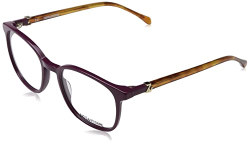 ZADIG&VOLTAIRE VZJ035 Brille, Shiny Full Plum, 49 Kinder, Shiny Full Plum von Zadig & Voltaire