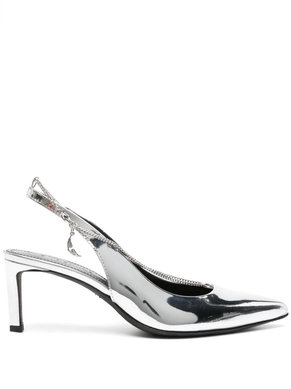 Zadig&Voltaire First Night Court Pumps 68mm - Silber von Zadig&Voltaire