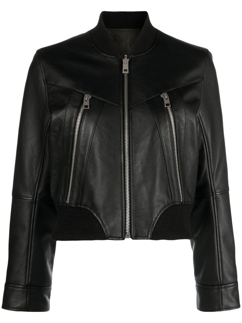 Zadig&Voltaire Cropped-Jacke aus Leder - Schwarz von Zadig&Voltaire