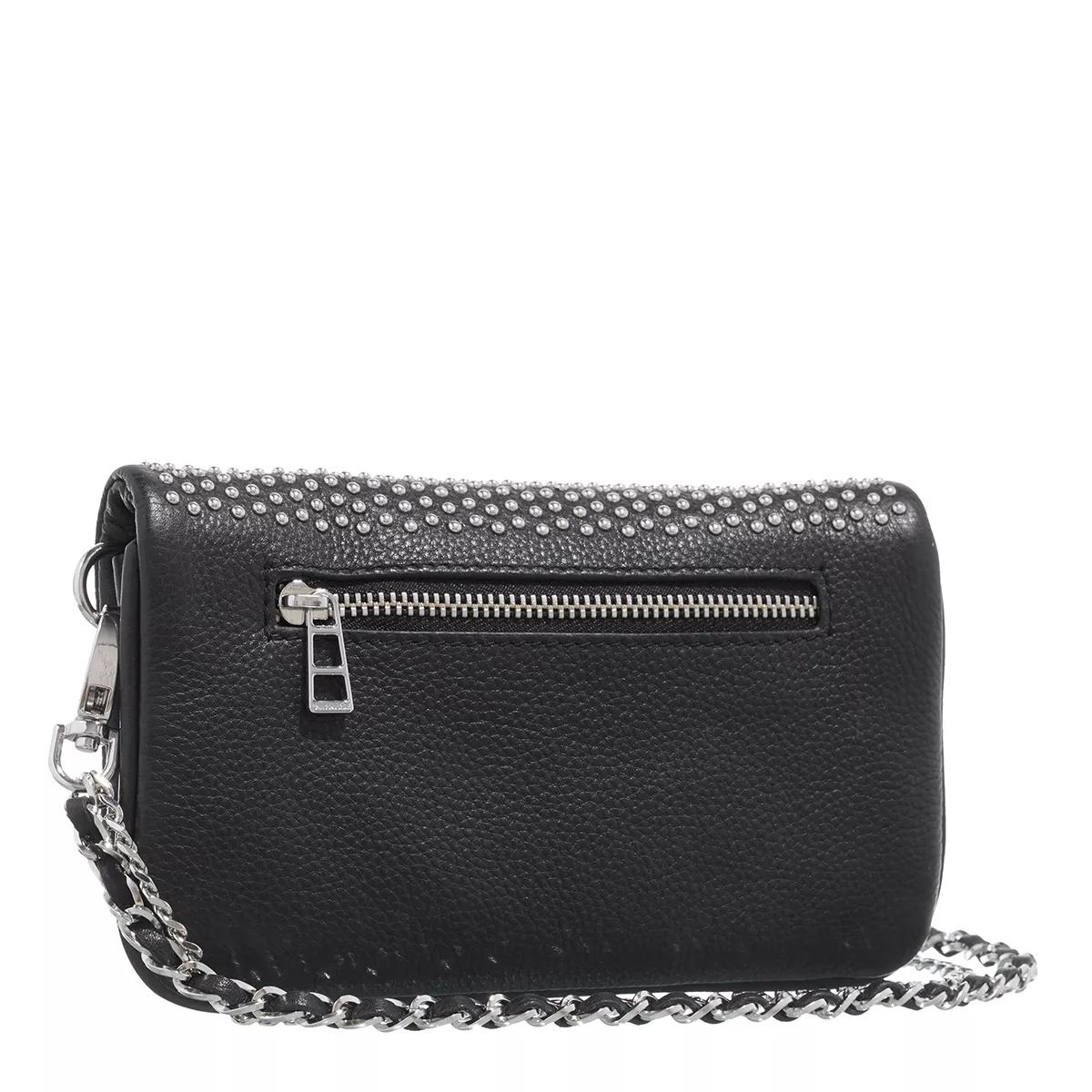 Zadig & Voltaire Crossbody Bags - Rock Nano Plumetis - Gr. unisize - in Schwarz - für Damen von Zadig & Voltaire