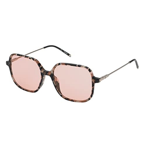 Zadig & Voltaire Damen Szv328 Sonnenbrille, Shiny Pink/Brown Vintage Havana, 66 von Zadig & Voltaire