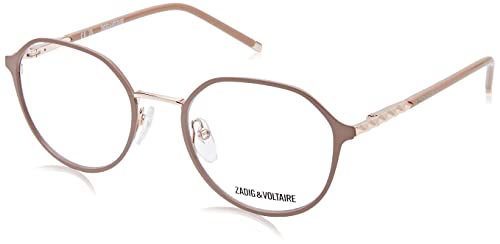 Zadig&Voltaire Damen VZV354 Sonnenbrille, Shiny Copper Gold with Coloured Parts, 49 von Zadig & Voltaire