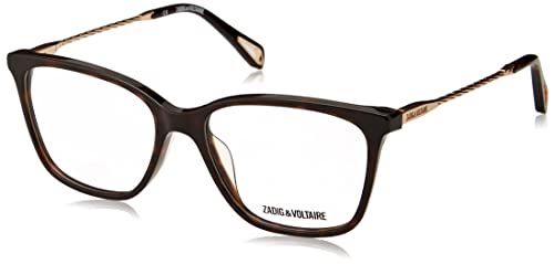 Zadig & Voltaire Damen Vzv289 Sonnenbrille, Braun, Hochglanz (Shiny Dark Havana), 66 von Zadig & Voltaire