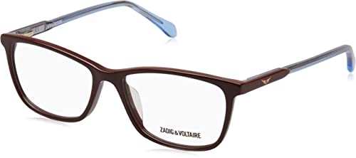 Zadig & Voltaire Damen Vzv293 Sonnenbrille, Shiny Full Plum, 50 von Zadig & Voltaire