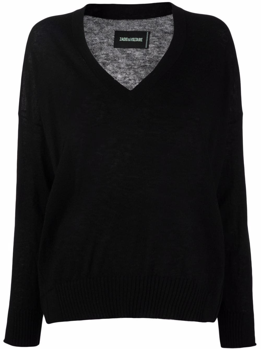 Zadig&Voltaire Friday Kaschmirpullover - Schwarz von Zadig&Voltaire