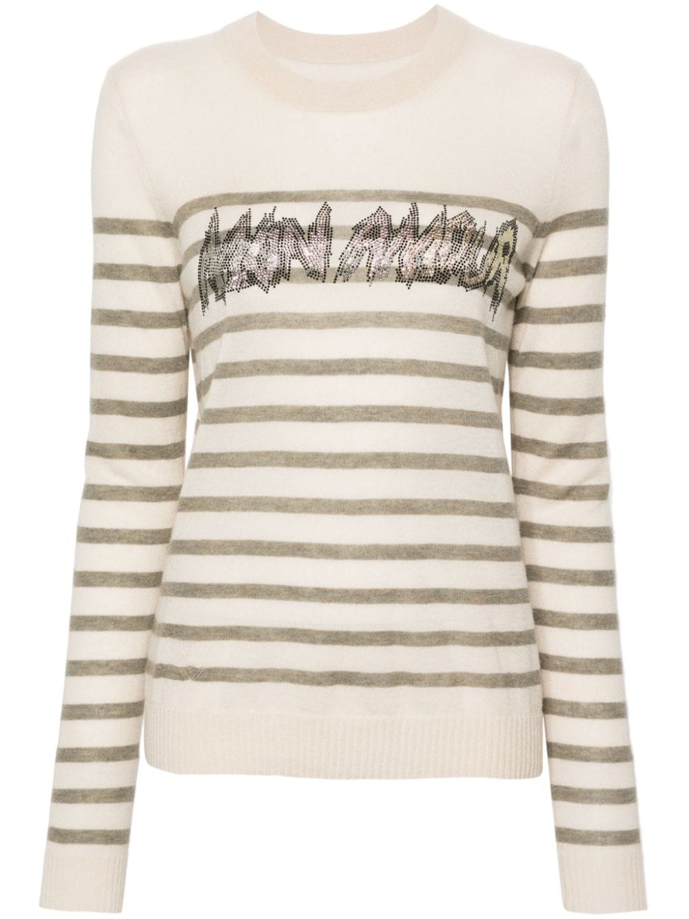 Zadig&Voltaire Gestreifter Mon Amour Pullover - Nude von Zadig&Voltaire